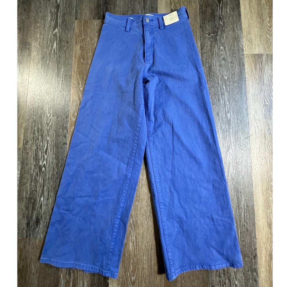 Universal Thread Sailor Wide Leg Jeans Womens 4 Blue High Rise Denim Pants